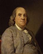 Joseph-Siffred  Duplessis Benjamin Franklin oil painting on canvas